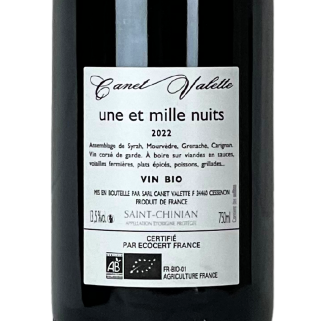 DOMAINE CANET VALETTE<p> Une et Mille Nuits 2022 </p> - Image 3