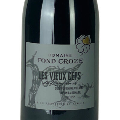 Alternative view of DOMAINE FOND CROZE <p>Les Vieux Ceps de Raymond 2023 </p>