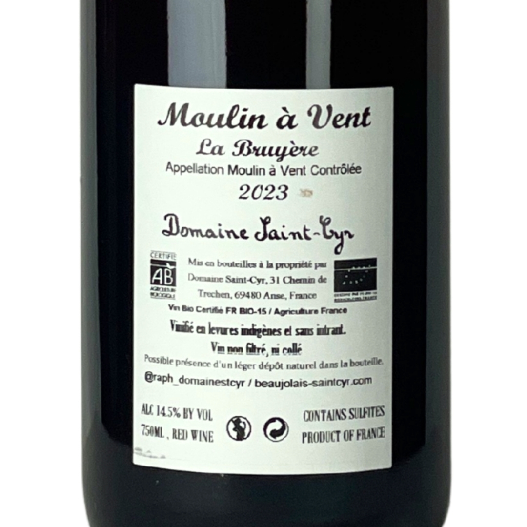 DOMAINE SAINT-CYR<p> Moulin à vent La Bruyère 2023 </p> - Image 3