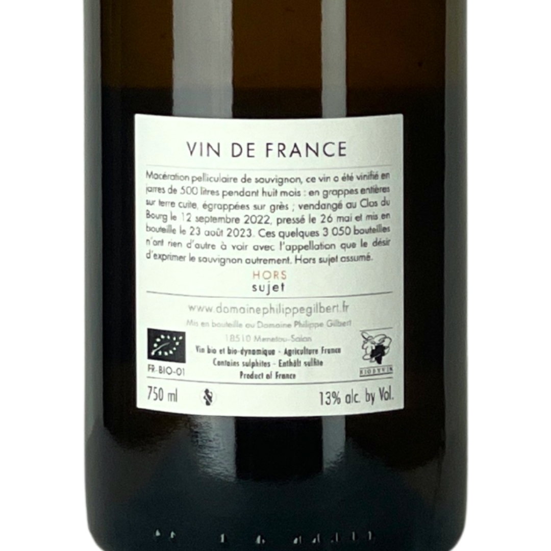 DOMAINE PHILIPPE GILBERT<p> Hors-Sujet 2022</p> - Image 3