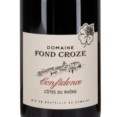 Alternative view of DOMAINE FOND CROZE<p> Confidence Red 2024</p>